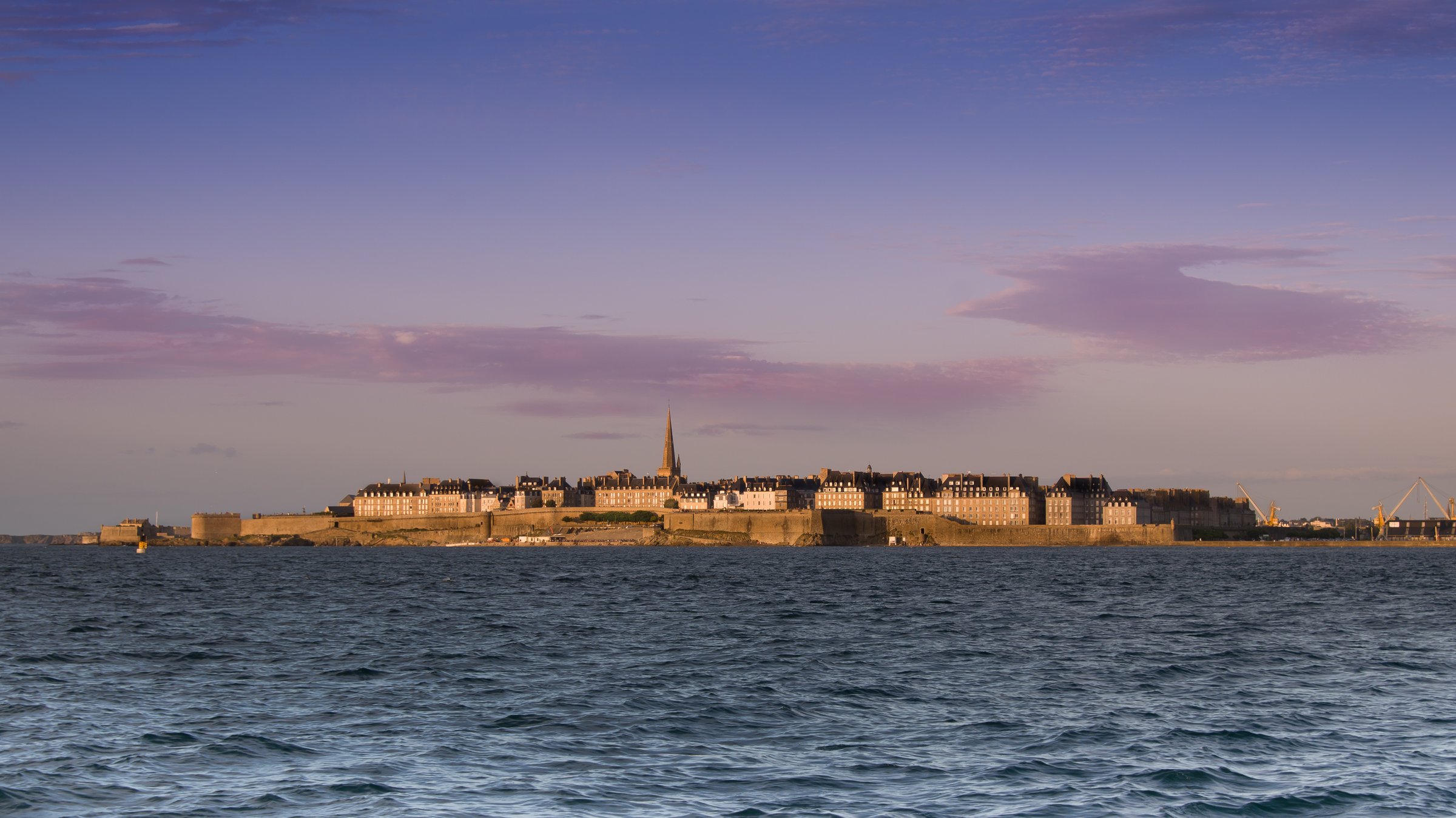 Saint-Malo at sunset