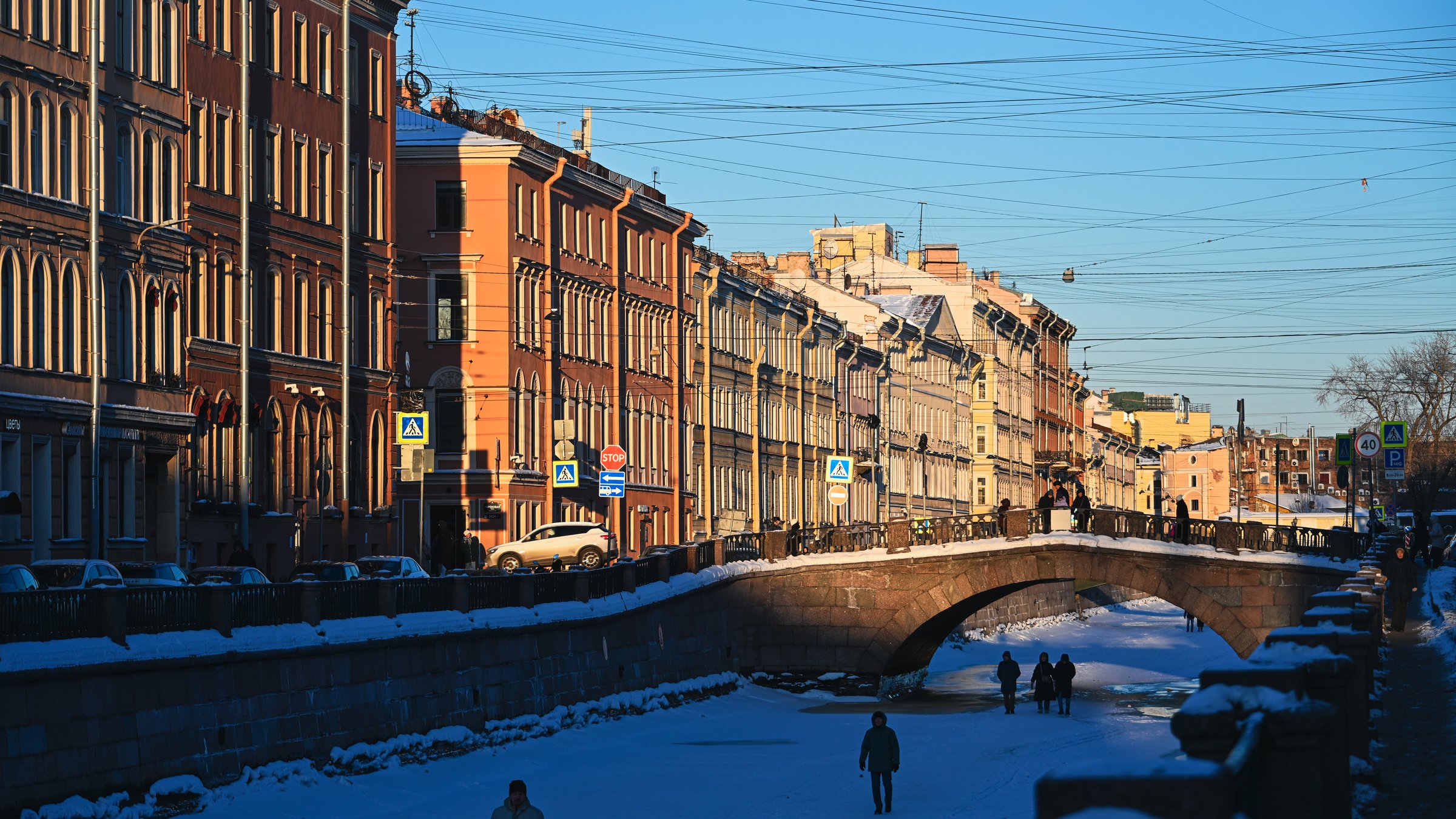 Winter on the Fontanka River